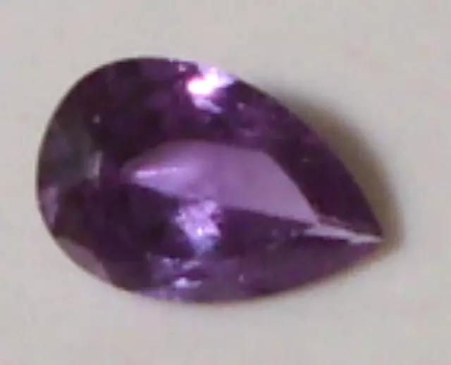 .47ct Beautiful Tanzania Natural Violet Purple Sapphire Pear 6x4mm WoW *$1NR*