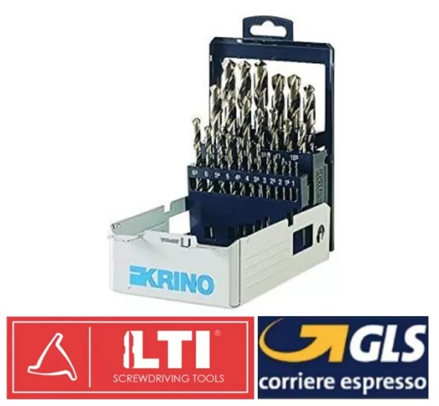 Set Punte Rettificate Per Acciaio e Metalli, Finitura Lucida  25 Pezzi LTI KRINO