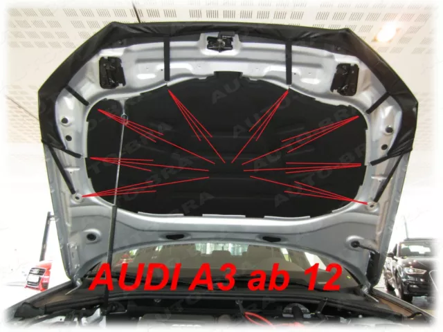 CAR HOOD BONNET BRA fits AUDI A3 S3 8V 2012-2020 FRONT END NOSE MASK TUNING 3