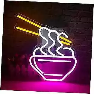 Ramen Neon Sign Led Neon Lights for Wall Decor Noodle Light Up colorful-ramen