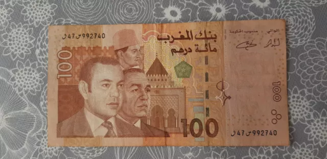 billet 100 dirhams maroc