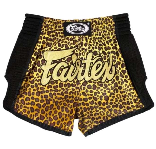 Muay Thai Boxing Shorts BS1709 Leopard MMA Shorts XS S L XL XXL