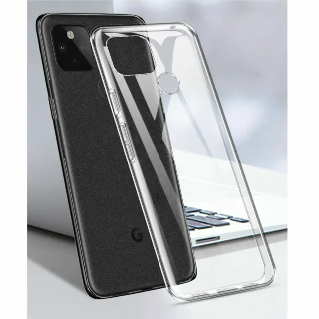 Soft Thin Clear Case For Google Pixel 5 Shockproof Transparent Gel TPU Cover