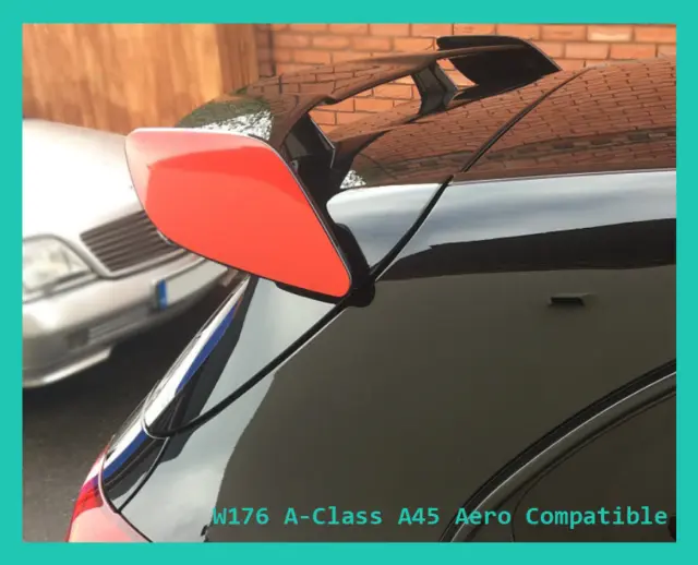 Fits Mercedes W176 A-Class AMG Spoiler Wing RED Vinyl Decal Graphic. EDITION A45