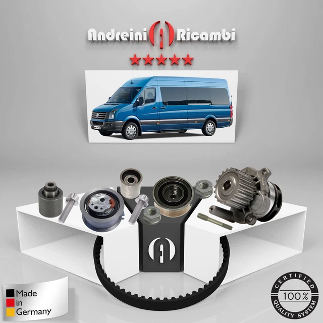 Kit De Distribution + Pompe à Eau VW Sharan 7n 2.0 TDI 4motion 184 CV