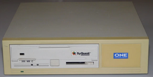 SyQuest 200 MB C Wechselfestplatte SQ5200C Wechsellaufwerk Drive Laufwerk 200MB