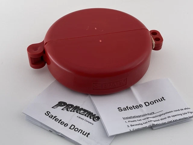 Brady Prinzing Y383877 Lockout Device Sd04 Dsl 2.5" To 5" Saftey Donut Red Valve