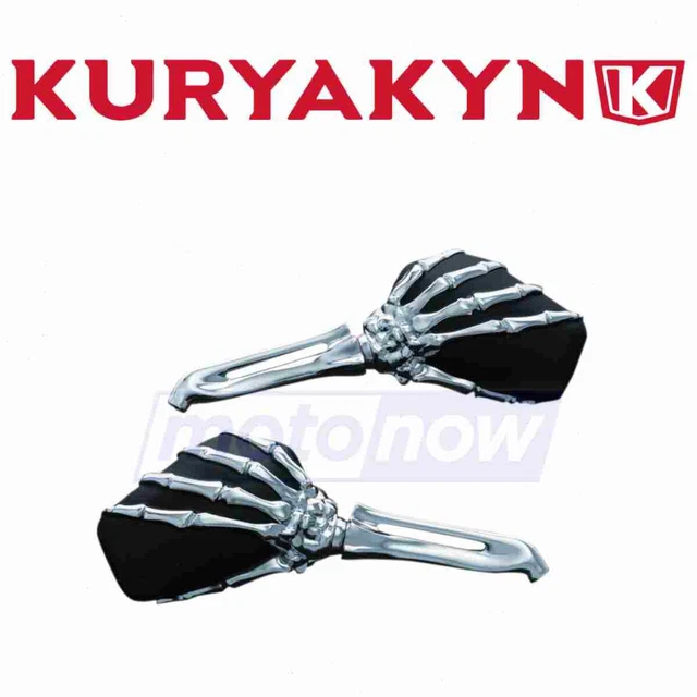 Kuryakyn 1759 Skeleton Hand Mirrors for Body Mirrors  ne