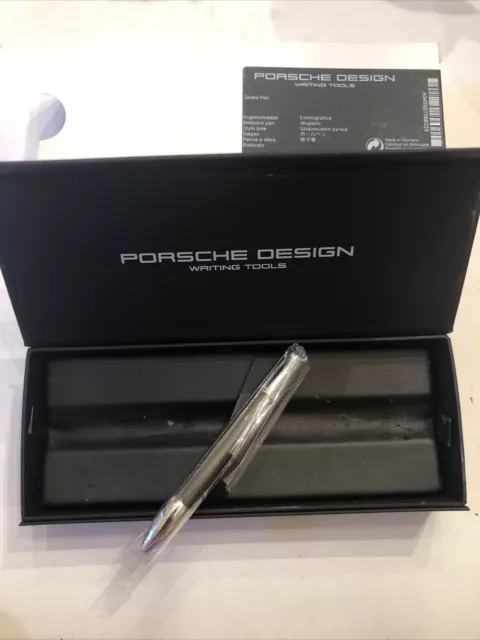AWESOME Porsche Design P'3140  Black Carbon Shake Ballpoint Pen