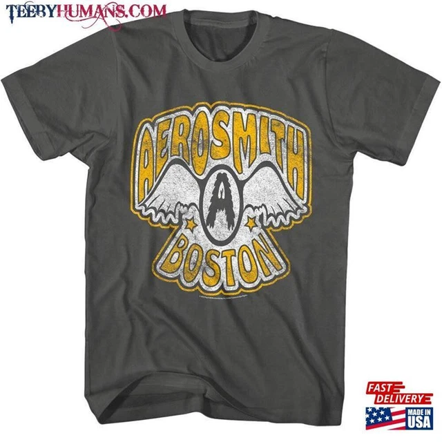 Aerosmith Boston Vintage Logo Shirt Unisex Men Women KV10699
