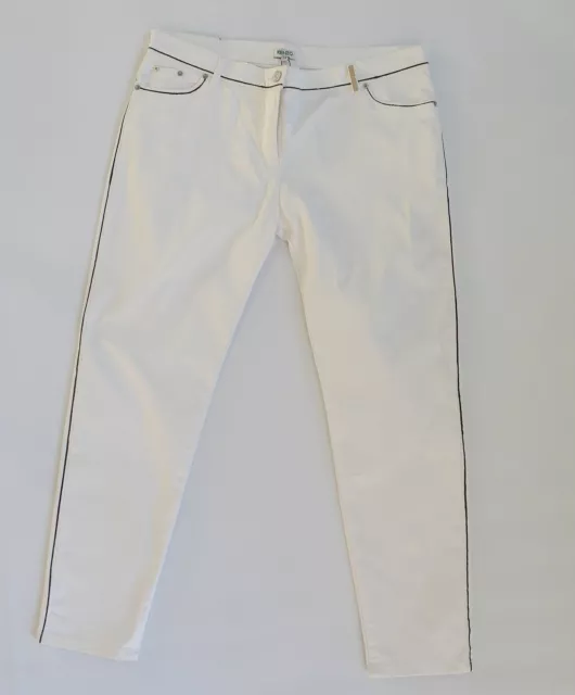 KENZO Jeans pantalon blanc femme Taille 44