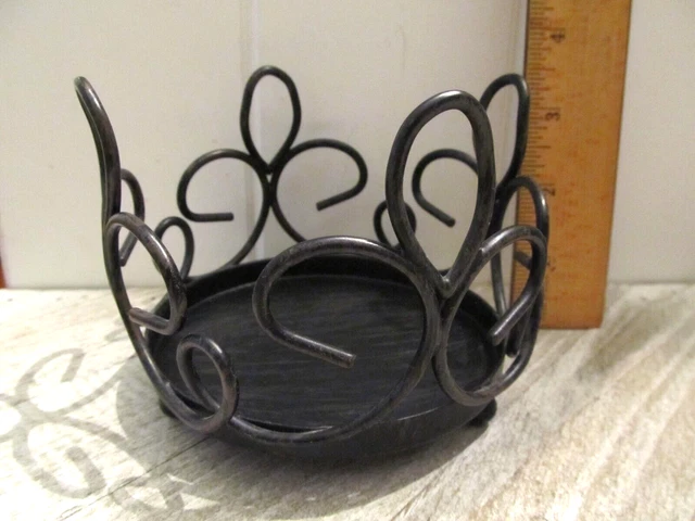 Yankee Candle J/H Scroll Antique Bronze Candle Holder 1186398