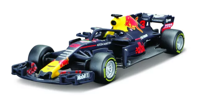 BBURAGO 1:43 Aston Martin Red Bull RB14 FORMULA F1 Daniel Ricciardo Model CAR #3