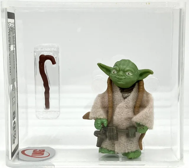 Figura vintage Star Wars Yoda serpente marrone Hong Kong UKG 80%/85 non AFA