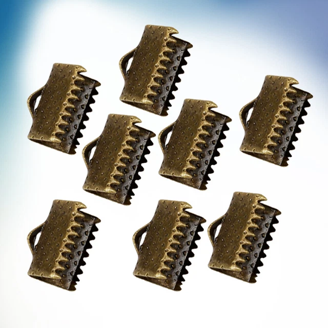 100 PIEZAS Final De La Abrazadera Abrazadera Pinza De Cinta Apriete De Crimp