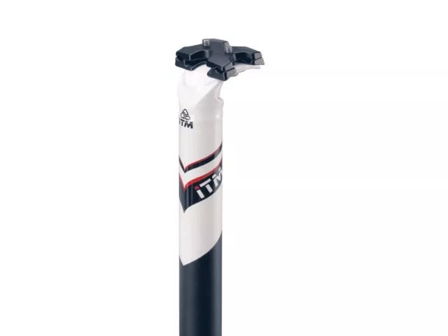 canotto reggi sella alluminio nero 31.6 mm ITM ALCOR 80-Alu- 31,6mm,350mm