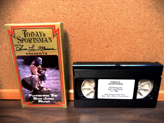 FLY FISHING THE San Juan River (VHS 1988) TODAY'S SPORTSMAN WITH SAM LA  MANNA £3.41 - PicClick UK