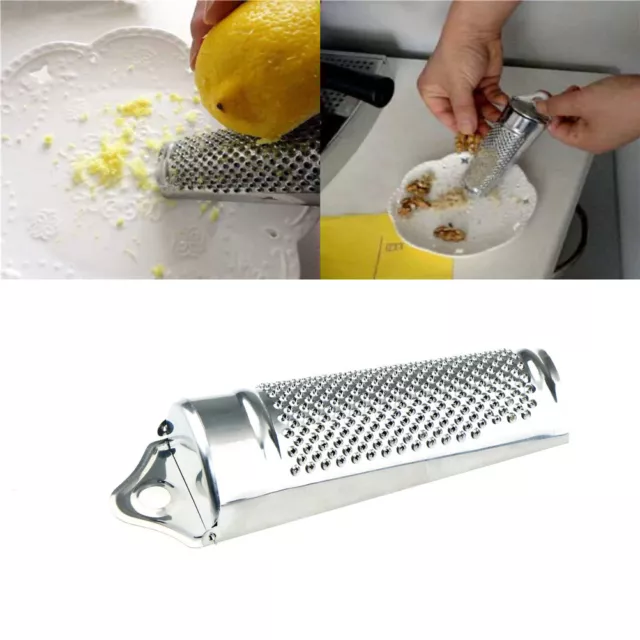 Rallador de jengibre versátil de mano nuez moscada cítricos zester cocinaZ8