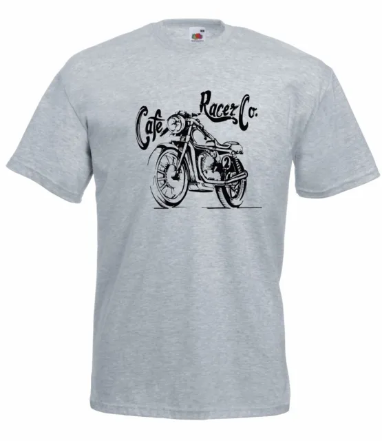 T-shirt Maglietta J2030 Cafe Racer Co. Hipster Moto Motocicletta Gara