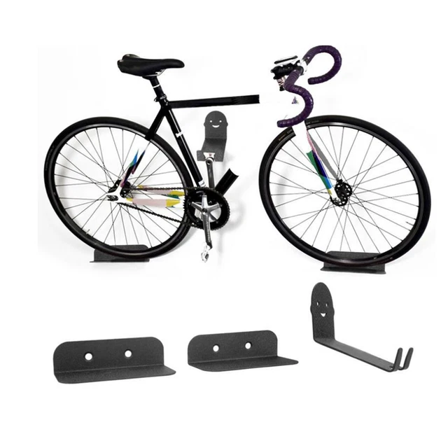 6pcs Bike Pedal Hook Wall Mount Bracket Hanger Tire Holder Storage Bicycle Rack 2