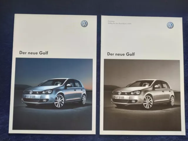 VW Golf 6 Prospekt 8.2008 + Preisliste