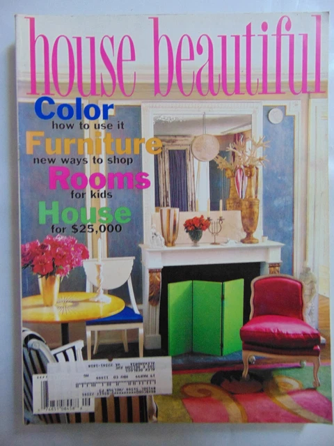 L998 Color HOUSE BEAUTIFUL MAGAZINE September 1998 Color How To Use It £11.08 ...