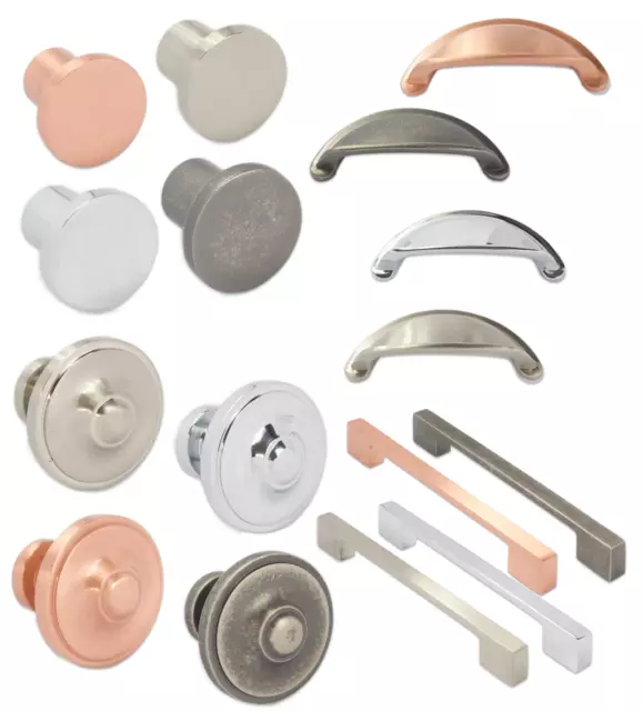 Furniture Pull Handles and Knobs Kitchen Cupboard Door Drawer Unit Cabinet Knobs