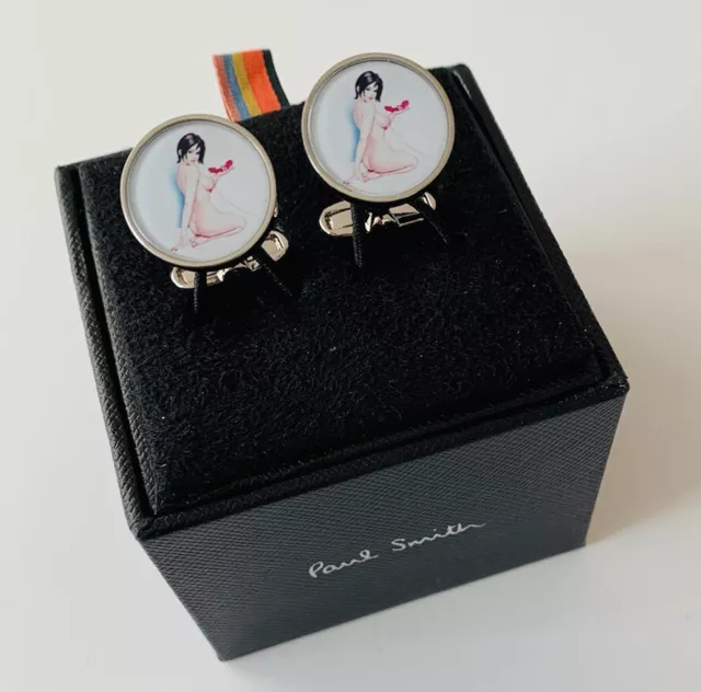 Paul Smith Naked Lady Cufflinks Retail £100 Bnwb