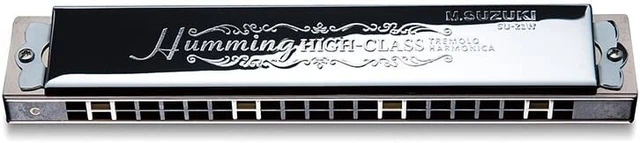 21 hole polyphonic harmonica Suzuki luxury Hamming SU-21W Bm tone New