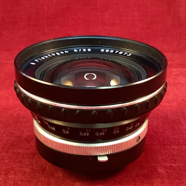 Vintage Carl Zeiss Jena Flektogon 4/25 Lens with Canon Case (17D) MO#8721