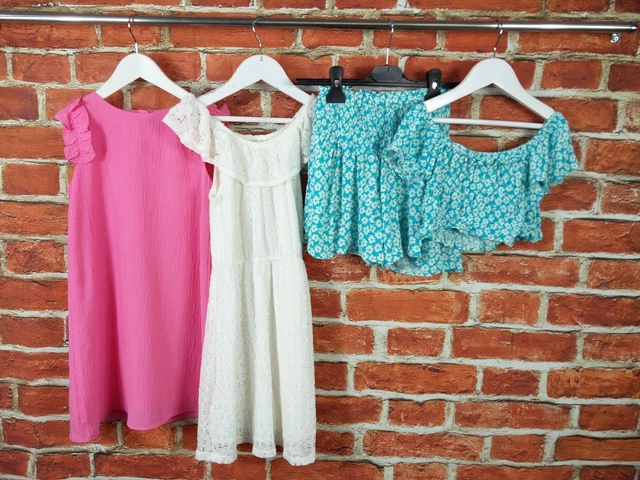 Girls Bundle Age 7-8 Years H&M Zara Next Summer Top Skirt Set Pretty Dress 128Cm