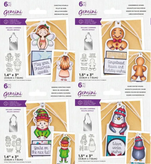 Gemini - Character Front & Back Gift Tags Collection by Crafters Companion