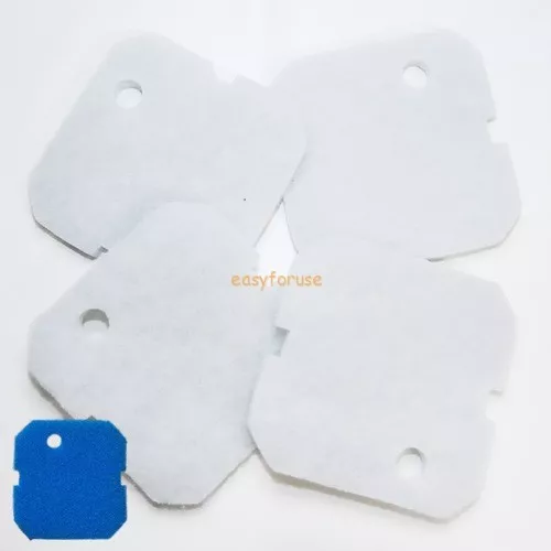 Eheim Filter Pads for 2226/2228/2026/2028/2126/2128 4 White Pads plus 1 Blue Pad