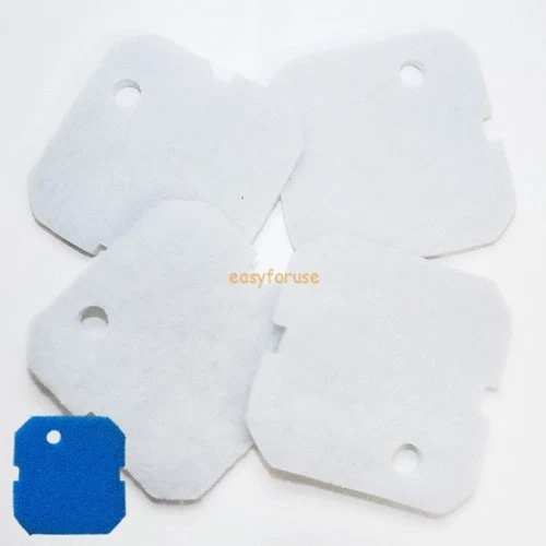 Eheim Filter Pads for 2226/2228/2026/2028/2126/2128 4 White Pads plus 1 Blue Pad