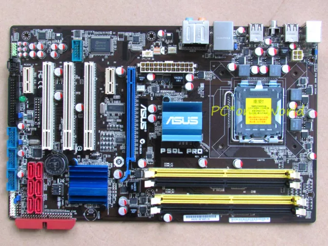 ASUS P5QL PRO motherboard LGA 775 DDR2 Intel P43 100% working
