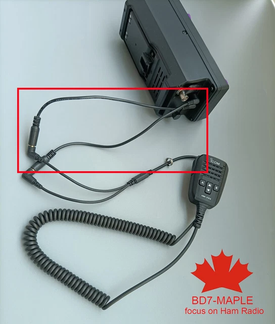 MIC ADAPTER CABLE for 705 IC705 SDR HF transceiver EUR 12,93