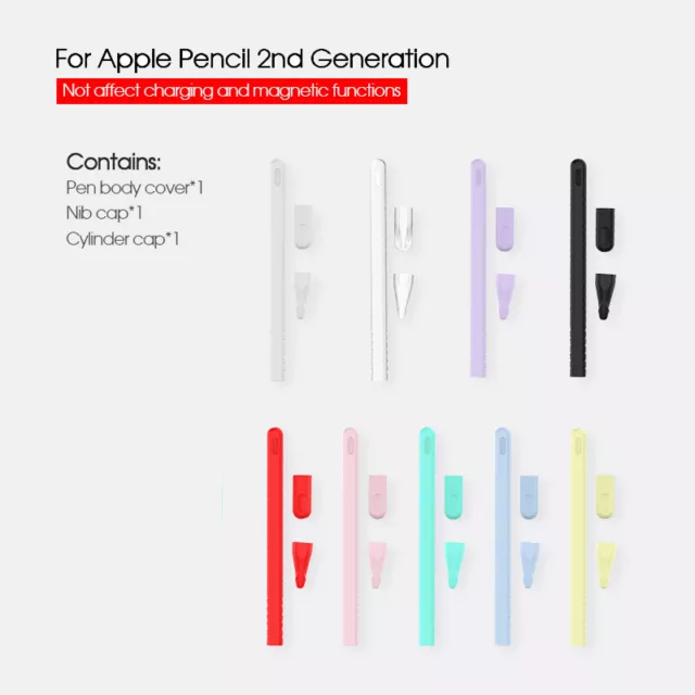 Silicone Hülle Pencil Protective Sleeve Für Apple Pencil 1&2 Generation iPad