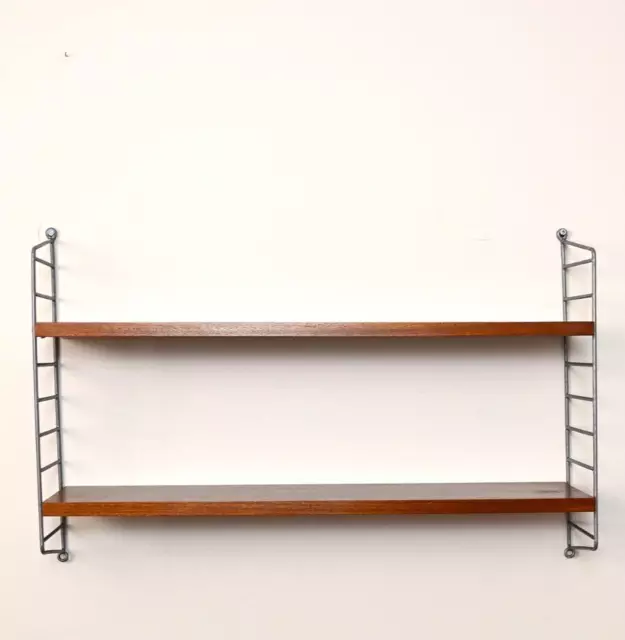 MidCentury Libreria a muro anni ‘60, design vintage scandinavo, 60s