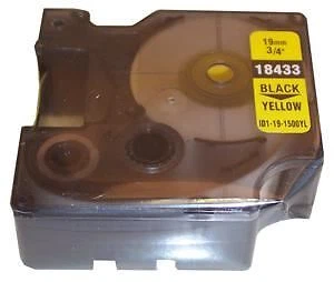 DYMO - Black on Yellow Label Printer Tape 19mm x 5.5m