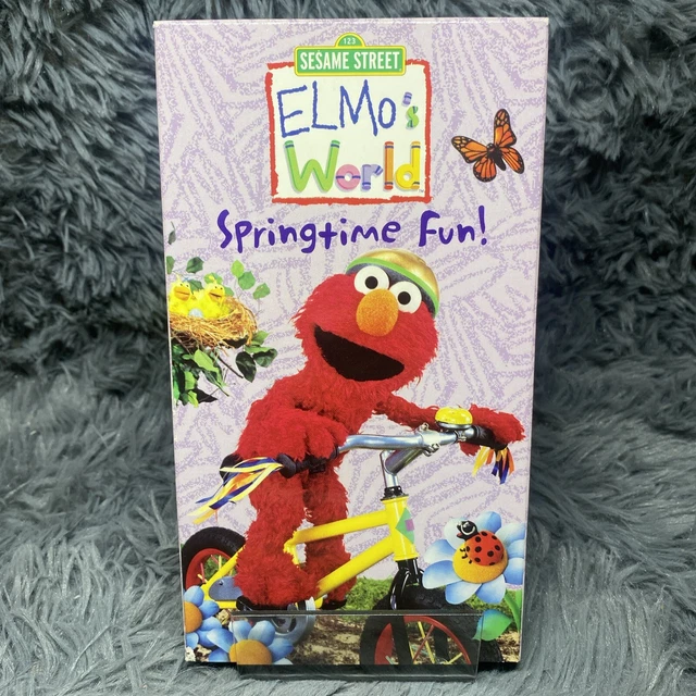 ELMOS WORLD SPRINGTIME Fun VHS 2002 Sesame Street Classic Cartoon Movie ...