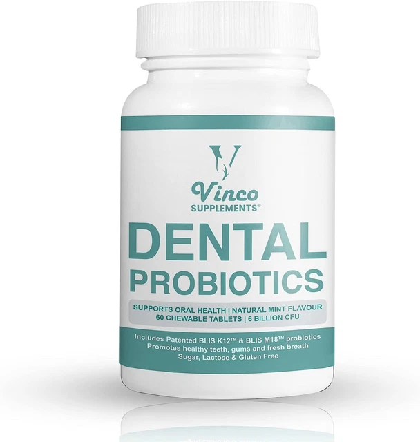 Probióticos dentales - probióticos orales avanzados para boca - tratamiento del mal aliento S