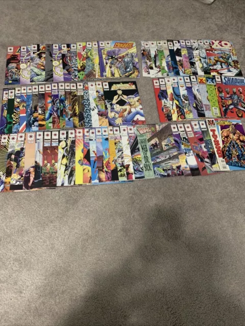 valiant comics lot 76 issues magnus eternal warrior archer solar Shadow Man X-O