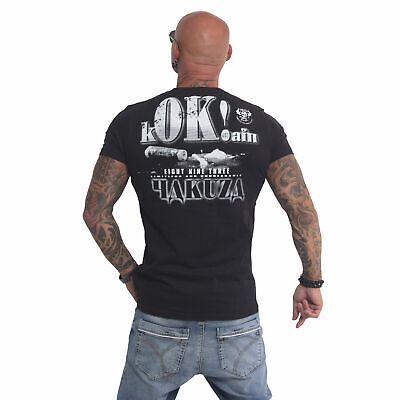 YAKUZA - Herren T-Shirt TSB 487 "kOK!ain" black (schwarz)