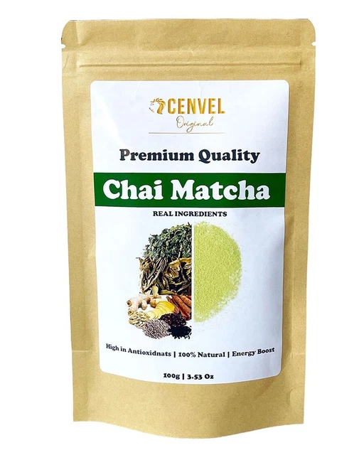 Chai Matcha Grünteepulver 100g - zeremonielle Qualität 100% reine Premiumqualität