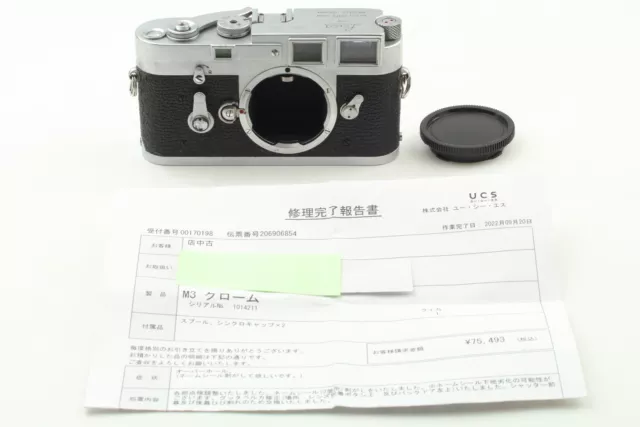 CLA'd Yr.1960[Exc5] Leica M3 Single Stroke SS Rangefinder Film Camera From JAPAN