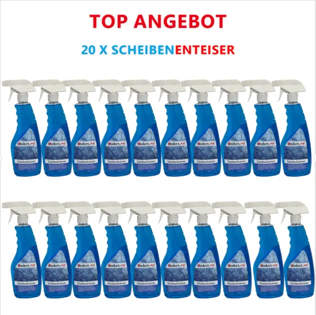 6,90€/L. 4 X 500 ml Scheiben Enteiser Spray Nano 2,0l