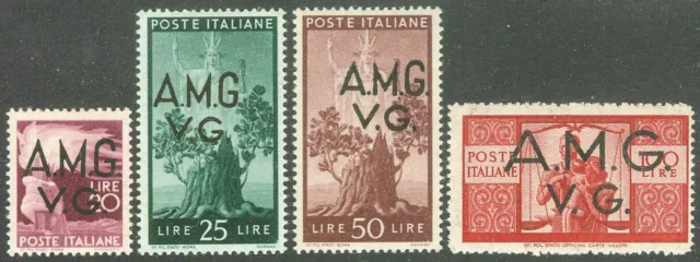 Italy AMG-FTT Venezia Giulia Trieste Zone A 1946/47, Key Values Mi.# 18-21, MNH