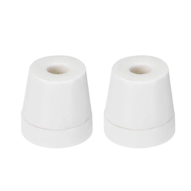Aisladores cerámica cónica 6,0mm Diám perlas alúmina aislantes porcelana 2 uds