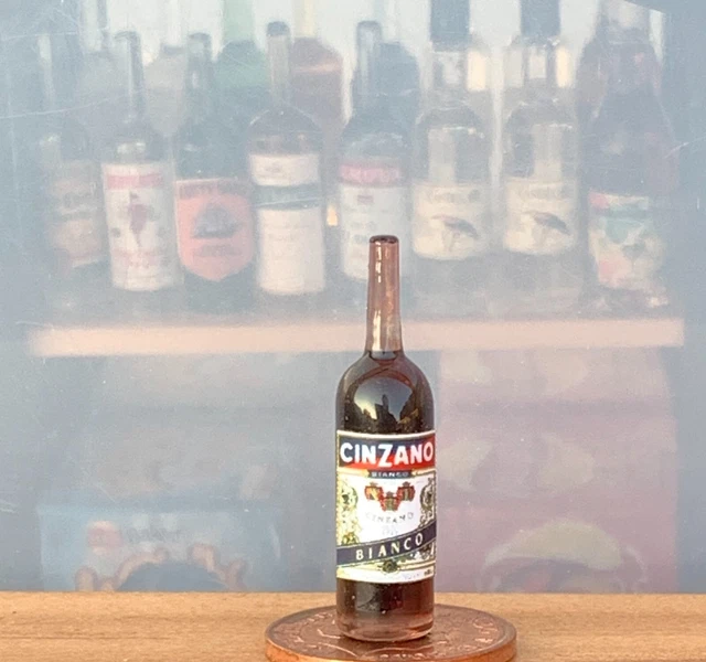 Miniature Margarita 1:12 Tumdee – Verre Cocktail Rouge Pour Maison De Poupée, Pub, Bar – Fait Main