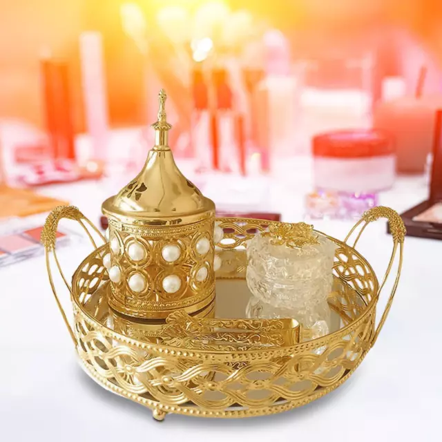 Arab Censer Arabian  Burner Set Ornement de luxe Pot avec pinces Porte-encens